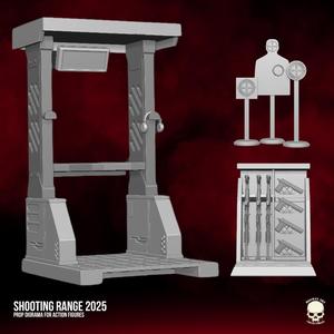 Shooting Range 2025 Playset 3D printable  For Action Figures