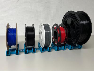 Filament Spool Holder with Connectors