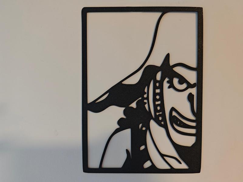 Usopp Shadow Frame – Anime Decoration