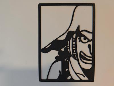 Usopp Shadow Frame – Anime Decoration