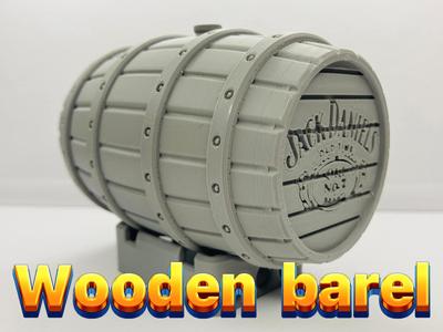 Wooden barrel Jack Daniel´s, scale 1:10