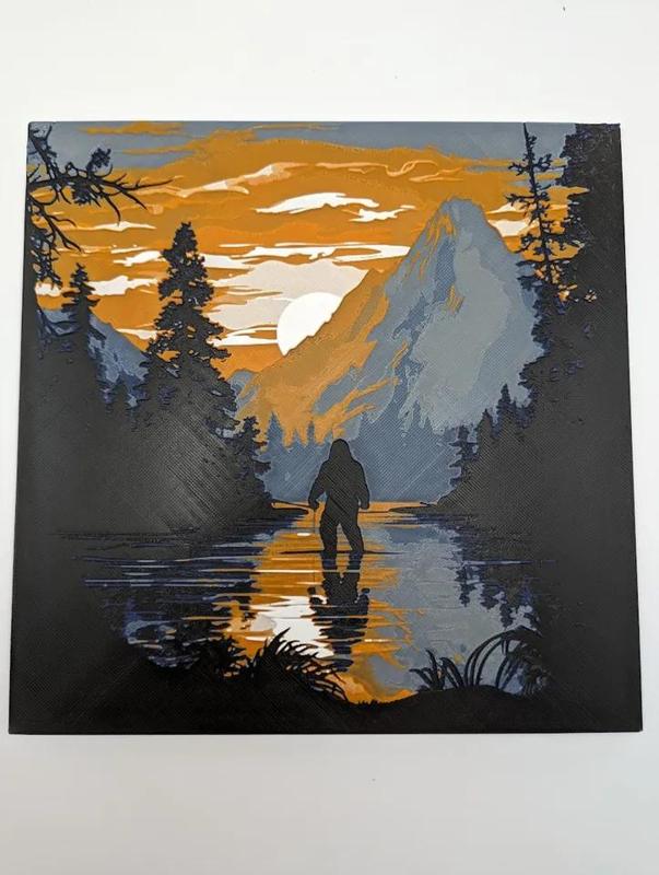 Bigfoot in Nature – HueForge