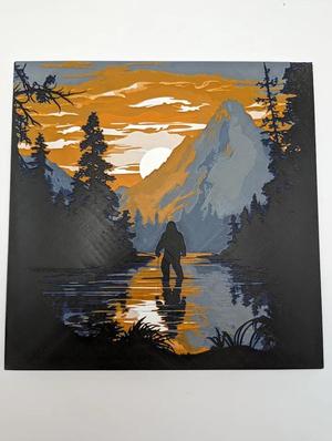 Bigfoot in Nature – HueForge