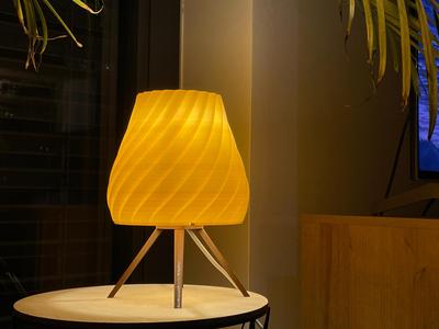 IKEA Strala Smooth Spiral Lamp