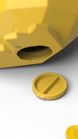 Psyduck Low-poly – Piggy Bank