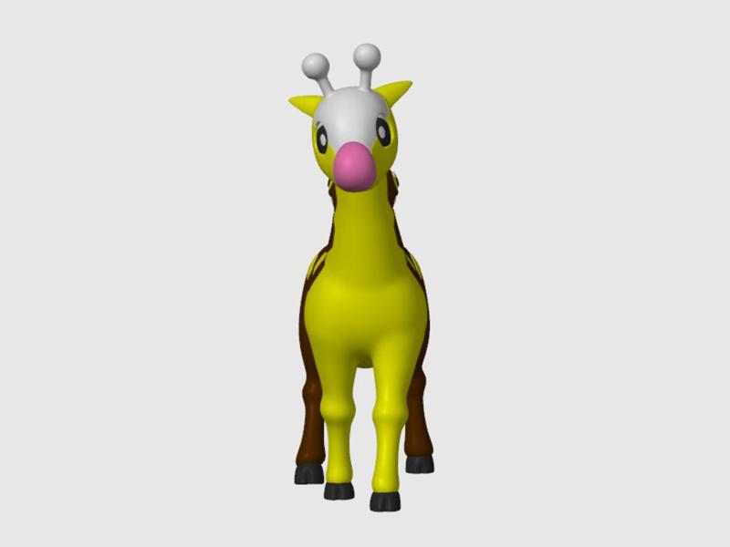 Girafarig Multicolor