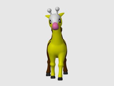 Girafarig Multicolor