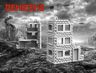 Denizens 8mm Pocket Wargame Large Building No4 – Wargames