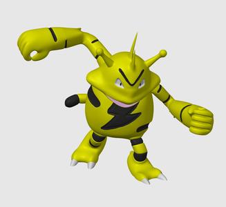 Electabuzz Pokemon (3MF included)