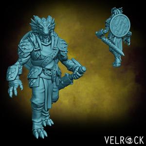 Dragonfolk Soldier/City Guard 1 (Male) (PRESUPPORTED)