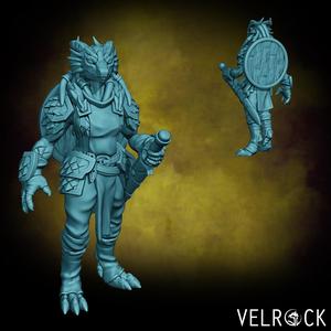 Dragonfolk Soldier/City Guard 6 (Female) (PRESUPPORTED)