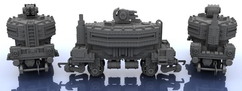 OO Scale Train – Warhammer Style – Single + AA