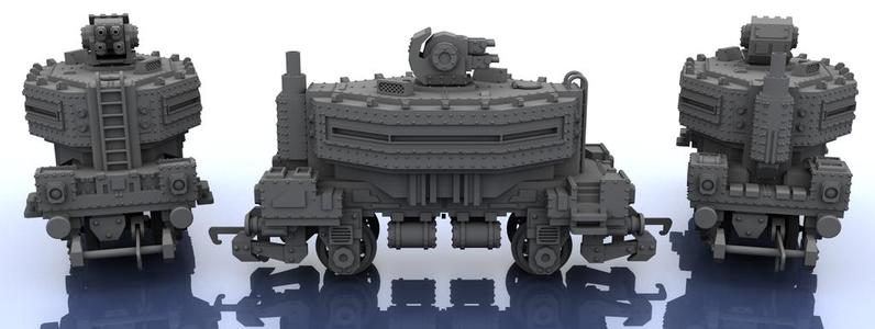 OO Scale Train – Warhammer Style – Single + AA
