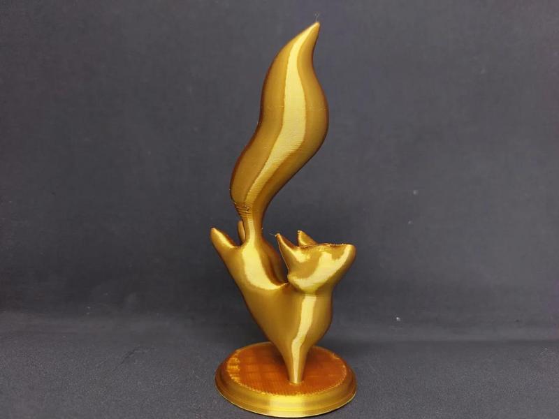 Supportless Cute Dancing Fox Figurine
