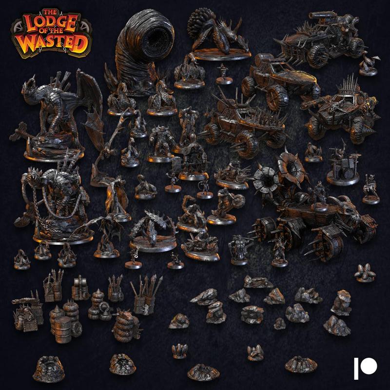 The Lodge of the Wasted | Complete Set – Presupported