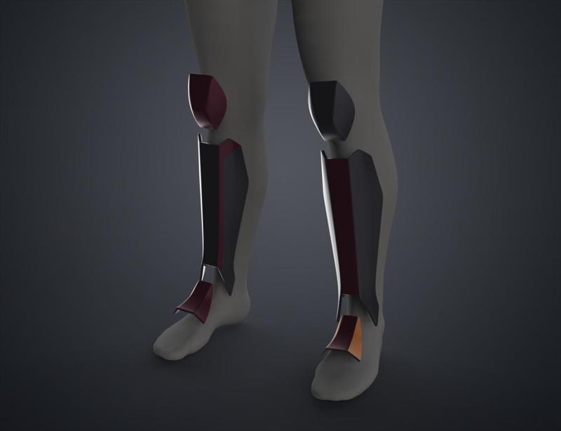 Sabine Wren’s Shin Armor- Ahsoka