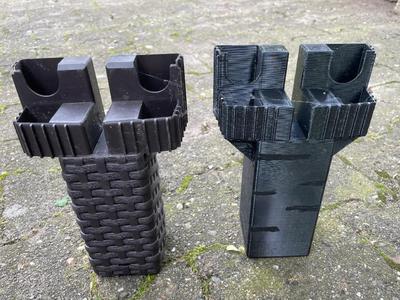 Foot for Rattan Lounger