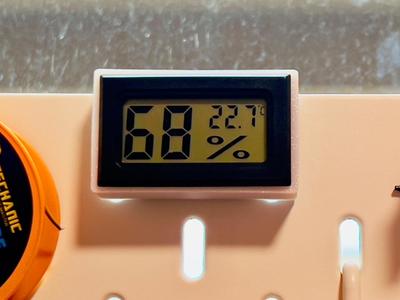 Skadis Hygrometer holder/Hygrometer holder for IKEA pegboard