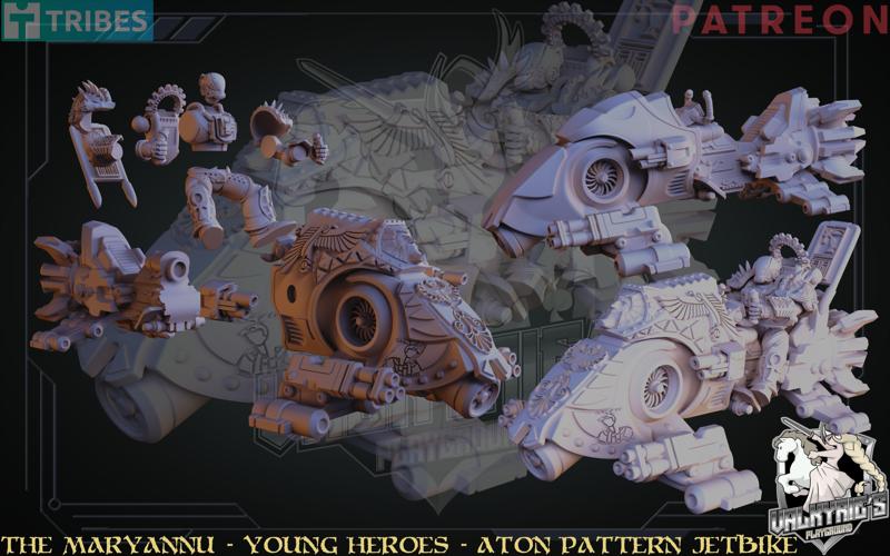 Young Heroes  – The Maryannu –  Aton Pattern Jetbike
