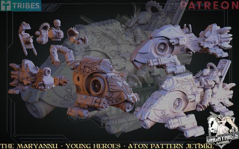 Young Heroes  – The Maryannu –  Aton Pattern Jetbike