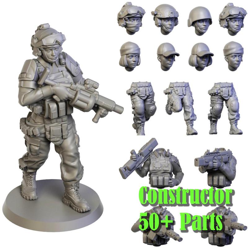 Army girl Constructor