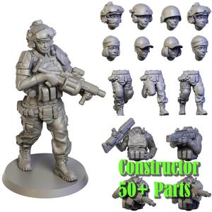Army girl Constructor