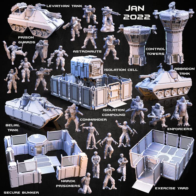 Narok Lunar Prison Collection – suppress the inmate riot and control your base!