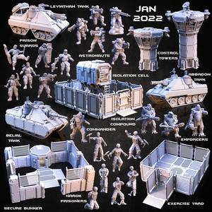 Narok Lunar Prison Collection – suppress the inmate riot and control your base!