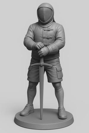 HEMA Fighter with long Sword – HEMA Kämper mit langem Schwert