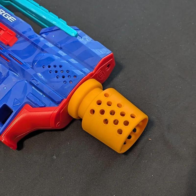 N-Strike Flame Thrower Barrel Attachment – Version One and Two