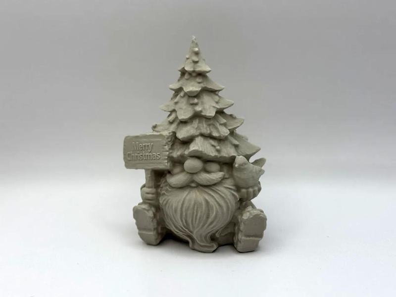 Christmas Gnome with Sign