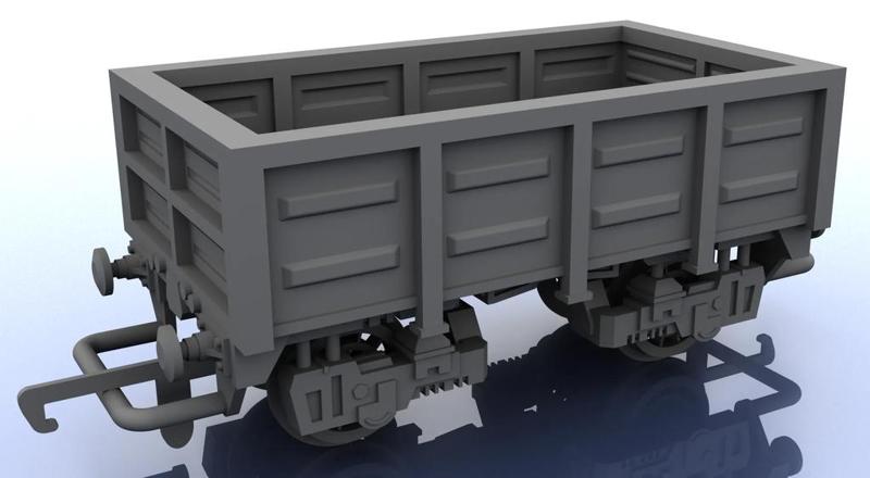 OO Scale Train – Hopper Type 1 – Short Lower