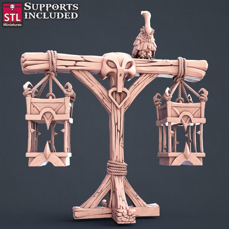Slave Merchant Double Cage