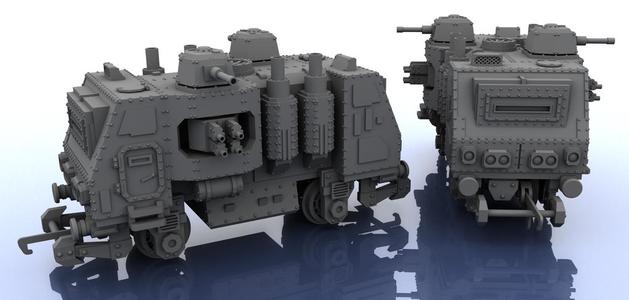 OO Train – Warhammer Style – 1 Segment Offset
