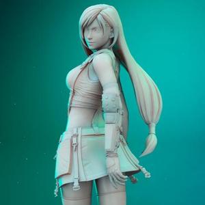 Tifa Lockhart STL files for 3D Printing | Assembly Model