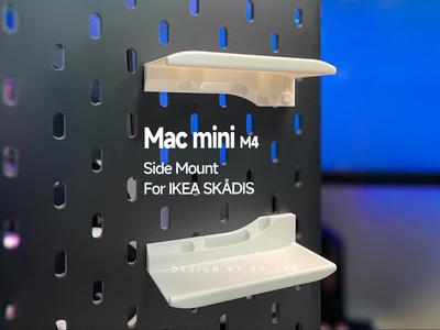 IKEA SKADIS Mac Mini (M4) Side Mount