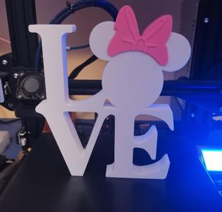 Mickey & Mini Style ‘Love’ Nursery/ Kids Room Decorations