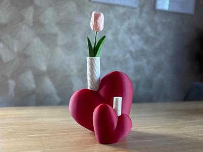 Heart Vase for Valentine’s Day