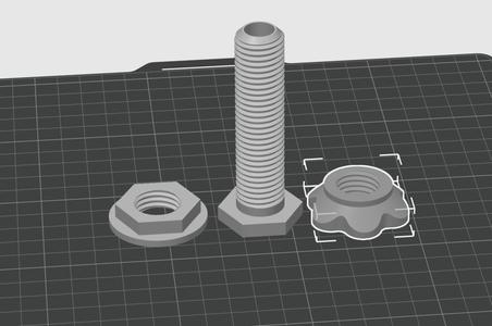 Drain screw for flower box