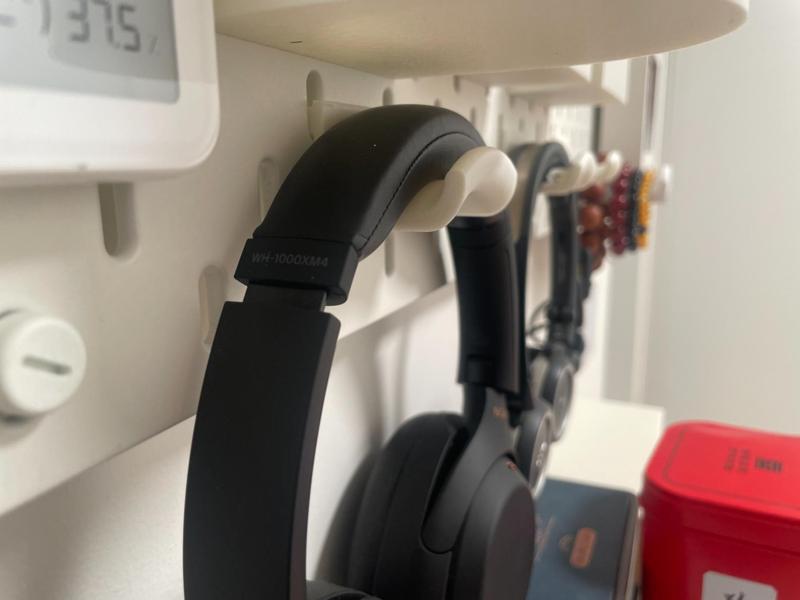 IKEA Pegboard Headphone Hanger