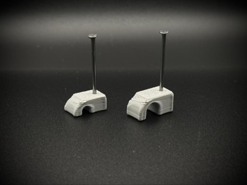 Nail cable clips 3.5mm and 6mm