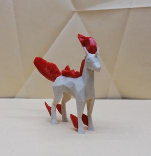 Rapidash Low Poly