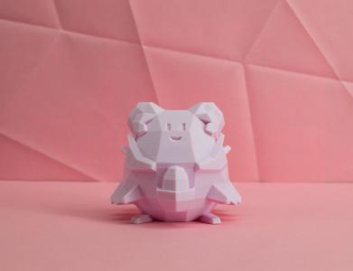 Blissey Low Poly