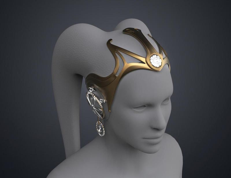 Garsa Fwip’s Headpiece – Star Wars Book of Boba Fett