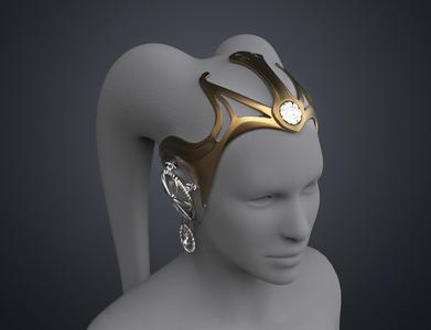 Garsa Fwip’s Headpiece – Star Wars Book of Boba Fett
