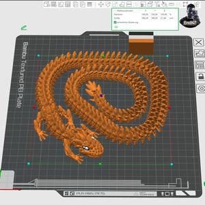 Spiky Mountain Dragon – Extra Long Version