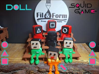 Articulated Squid Game Doll