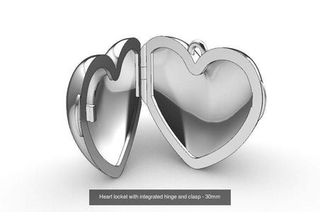 Locket pendants 3D Model Collection