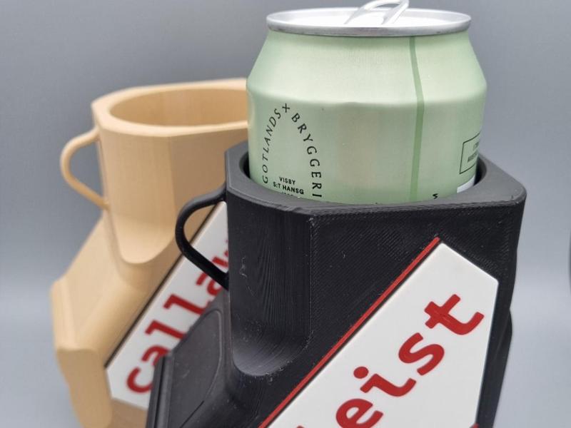 Golf bag can holder – customizable