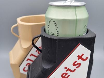 Golf bag can holder – customizable